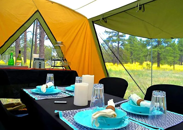Grand Canyon Glamping Tents Perfect For Arizona Vacations * Grand Canyon Village